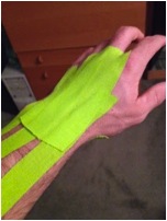 Wrist tape pic 2